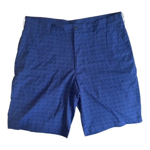 PGA Tour Golf Shorts in Blue Sunflux w/ Motionflux Stretch Performance - Size 36 - Picture 1 of 5